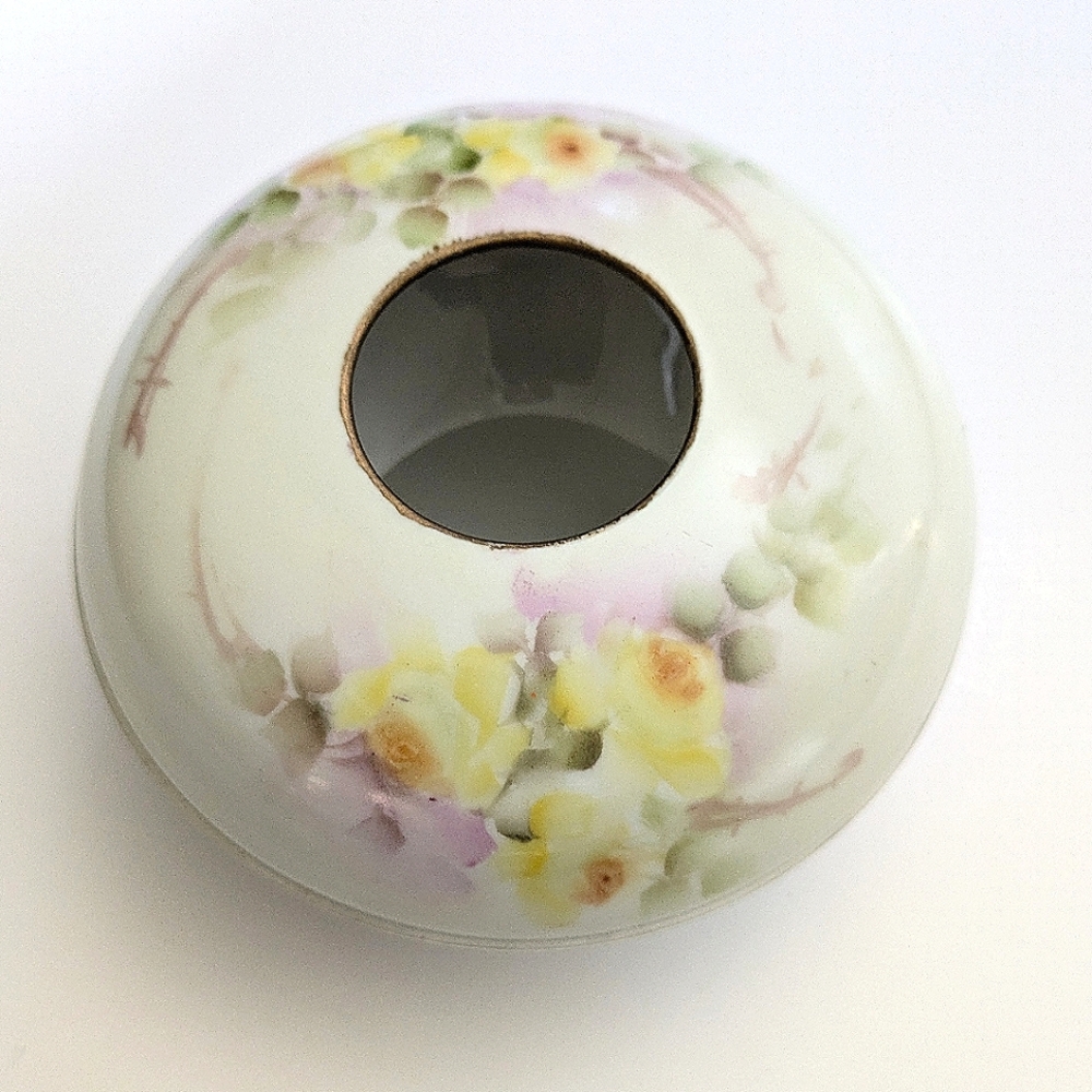 Antique Limoges William Guerin & Co. Hair Receiver Hand-painted Porcelain France